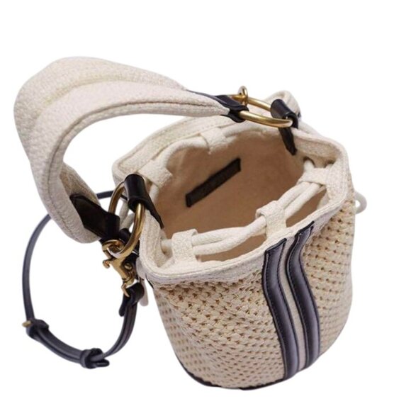 Zara Tweed Woven Bucket Bag - Picture 8 of 8